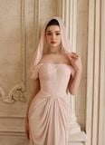  MORVEN Draped Hood Maxi Dress 