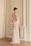  MORVEN Draped Hood Maxi Dress 