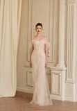  MIREL Off Shoulder Lace Maxi Dress 