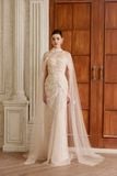  MIREL Off Shoulder Lace Maxi Dress 