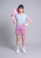 Set Thể Thao Cho Bé Siêu Nhẹ Ultra Light Họa Tiết Halftone (Xanh Nhạt + Hồng Nhạt 02)