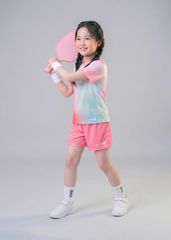 Set Thể Thao Cho Bé Siêu Nhẹ Ultra Light Họa Tiết Halftone Dots (Hồng + Hồng 03)