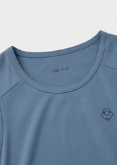 Set Thể Thao Tank Top Bé Trai Siêu Mát Ultra Cool (Xám Xanh + Quần Dù Navy 02)