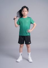 Set Thể Thao Cho Bé Siêu Nhẹ Ultra Light Họa Tiết Pixel (Xanh Teal + Đen 07)