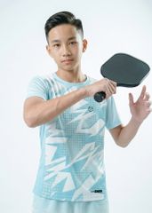 Set Thun Thể Thao Cho Bé Siêu Mát Ultra Cool Xanh Nhạt Hoạ Tiết Lightning