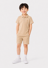Set Polo Ngắn Tay Bé Trai Be Thêu Logo 05