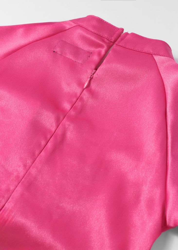 Cát Tường - Set Áo Dài Thêu Cao Cấp Bé Gái Hồng