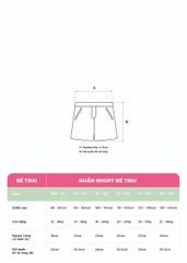 Quần Short Khakis Bé Trai Navy 03