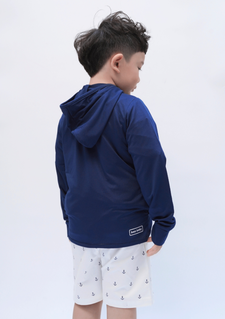 Áo Khoác Chống Nắng Tia UV Bé Trai Navy