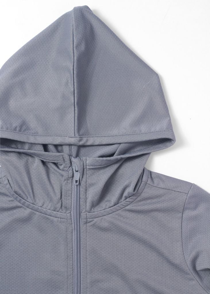 Áo Khoác Chống Nắng Tia UV Bé Trai Xám