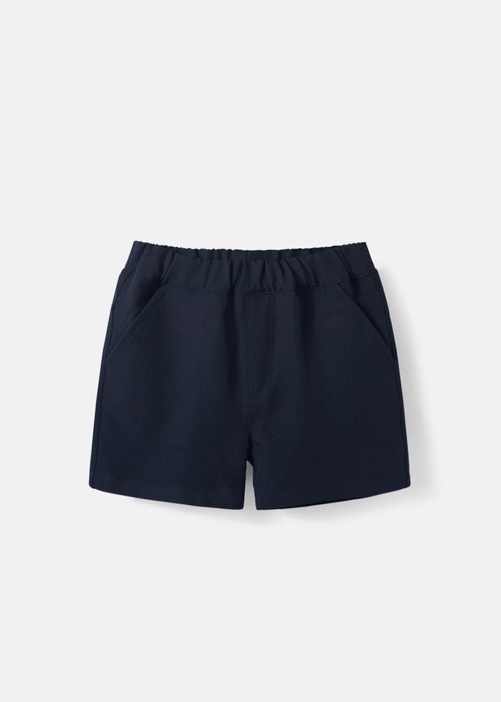 Quần Short Bé Trai Khakis Vân Navy