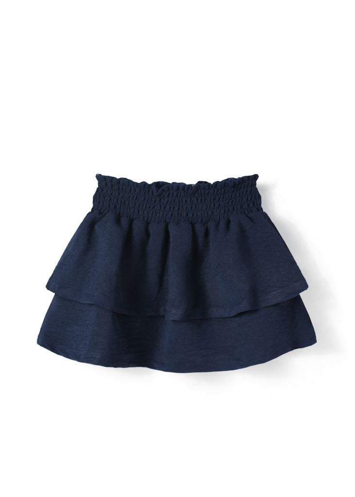 Chân Váy Quần Smocking Bé Gái Navy