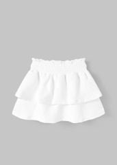 Chân Váy Quần Smocking Bé Gái Trắng