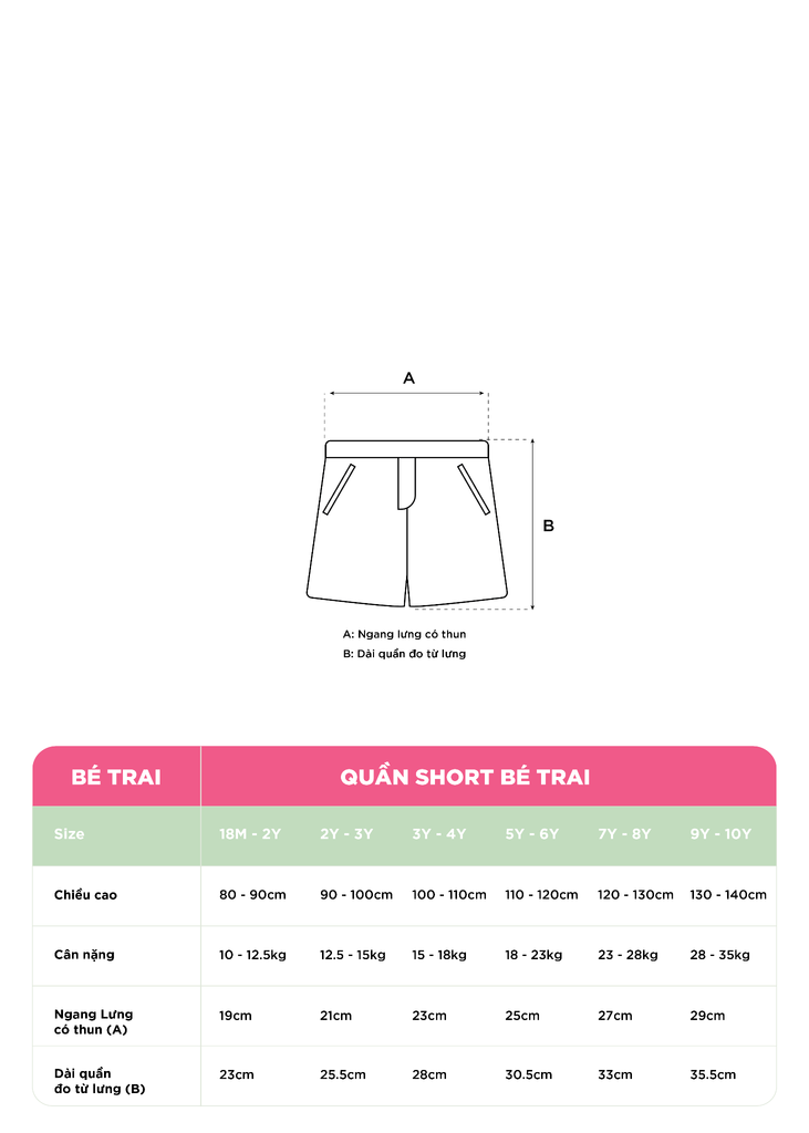 Quần Short Phối Túi Bé Trai Thun Da Cá Nâu