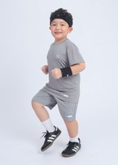Set Thun Thể Thao Cho Bé Siêu Mát Ultra Cool Xám