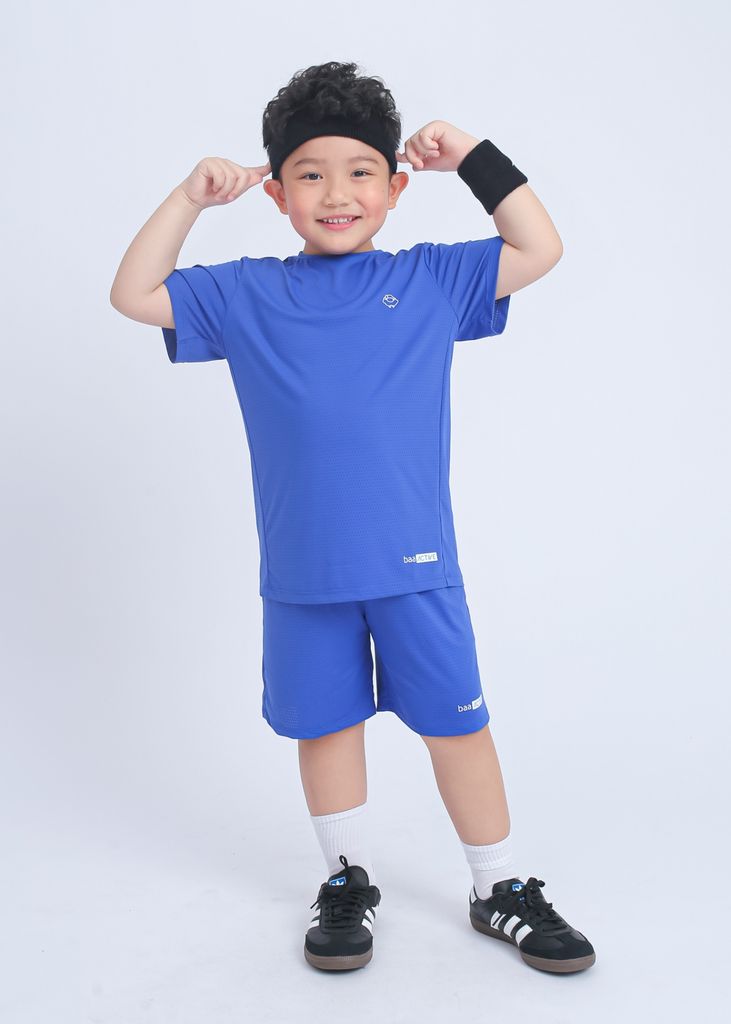 Set Thun Thể Thao Cho Bé Siêu Mát Ultra Cool Xanh