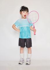 Set Thể Thao Siêu Nhẹ Ultra Light Cho Bé (Xanh Nhạt + Đen)