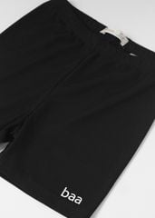 Quần Biker Bé Gái Thun Gân Đen 02