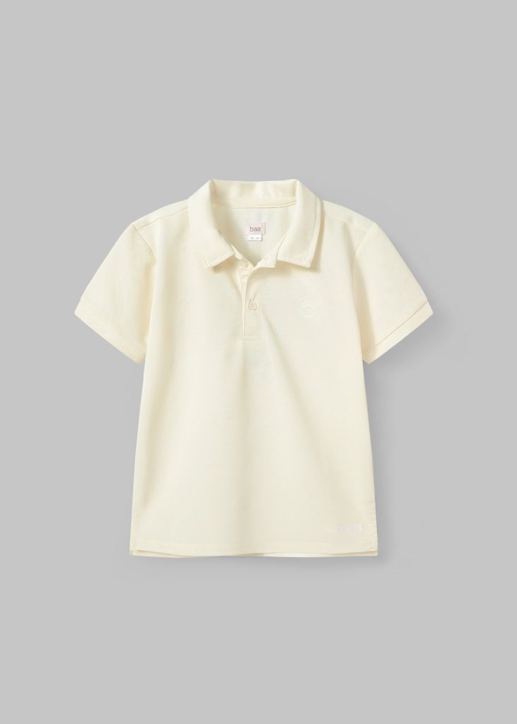Áo Polo Bé Trai Siêu Nhẹ Ultra Light Kem
