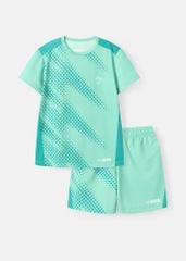 Set Thun Thể Thao Cho Bé Siêu Mát Ultra Cool Xanh Mint Hoạ Tiết