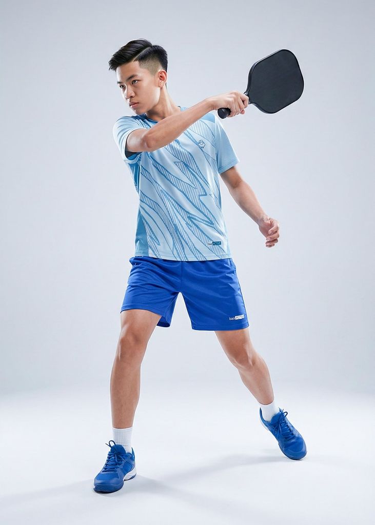 Set Thể Thao Cho Bé Siêu Nhẹ Ultra Light Họa Tiết (Xanh Ruddy + Xanh Navy)