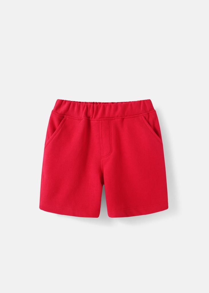 Quần Short Thun Bé Trai Đỏ