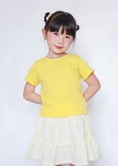 Chân Váy Quần Bé Gái Trắng Kem