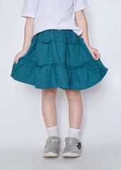 Chân Váy Quần Bé Gái Xanh Teal