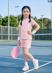 Set Thun Thể Thao Cho Bé Siêu Mát Ultra Cool Hồng Nhạt