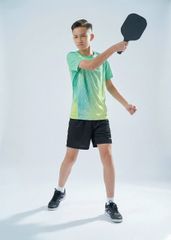 Áo Thun Thể Thao Cho Bé Siêu Nhẹ Ultra Light Xanh Lá Ombre Hoạ Tiết