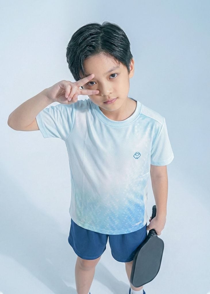 Set Thể Thao Cho Bé Siêu Nhẹ Ultra Light Ombre (Xanh Biển + Xanh Navy)