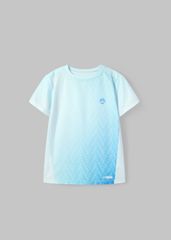 Áo Thun Thể Thao Cho Bé Siêu Nhẹ Ultra Light Xanh Biển Ombre Hoạ Tiết