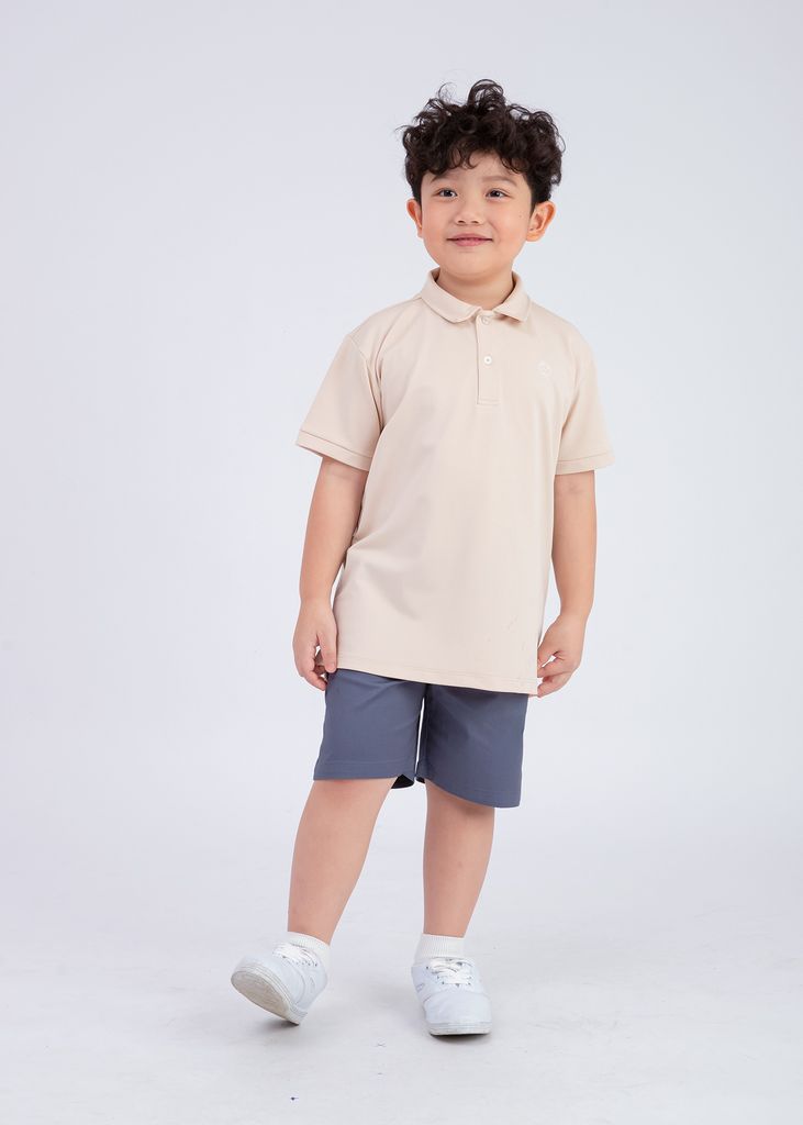 Áo Polo Bé Trai Siêu Nhẹ Ultra Light Be
