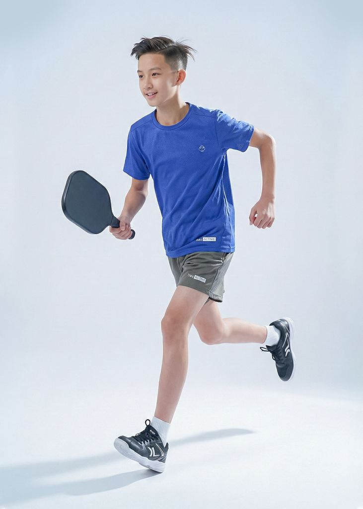 Set Thun Thể Thao Cho Bé Siêu Mát Ultra Cool Xanh Phối Xám