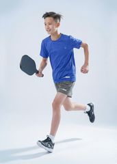 Set Thun Thể Thao Cho Bé Siêu Mát Ultra Cool Xanh Phối Xám