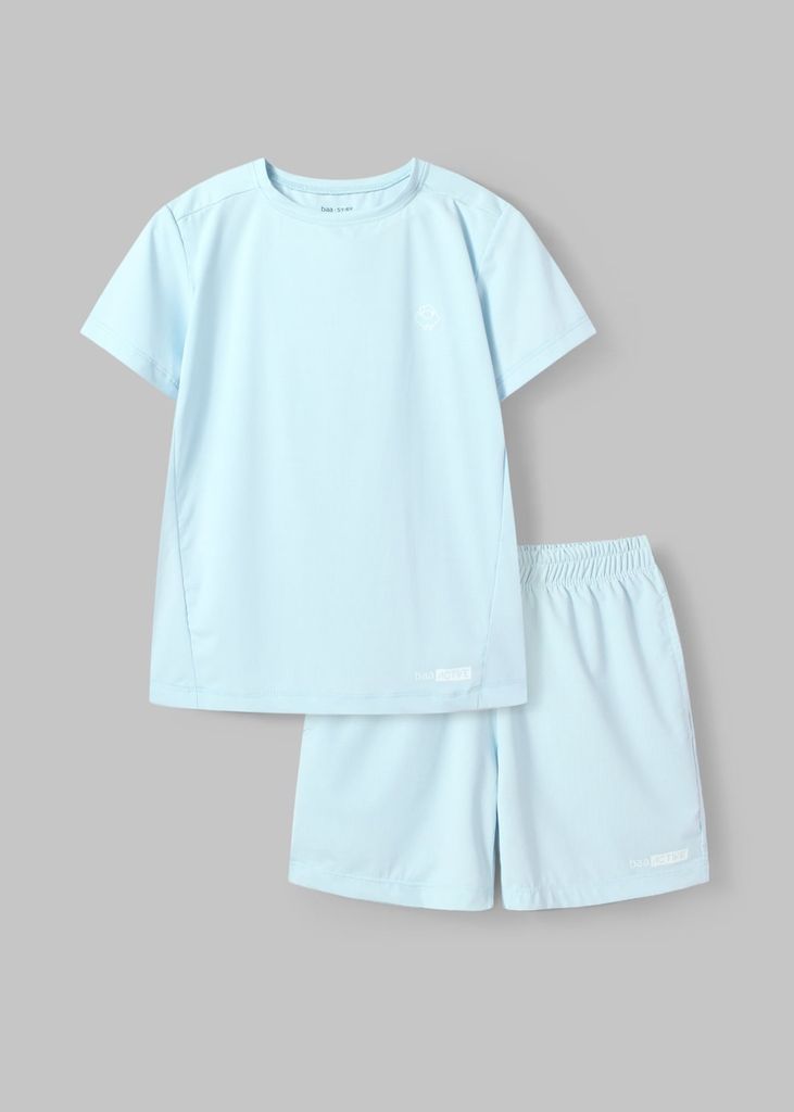 Set Thun Thể Thao Cho Bé Siêu Mát Ultra Cool Xanh Da Trời