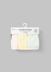 Set 3 Quần Chip Đùi Nylon Siêu Mát Bé Gái Pastel