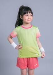 Áo Thun Thể Thao Cho Bé Siêu Nhẹ Ultra Light Xanh Hồng Ombre