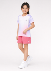 Áo Thun Thể Thao Cho Bé Siêu Nhẹ Ultra Light Tím Ombre Halftone Dots