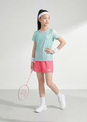 Set Thể Thao Cho Bé Siêu Nhẹ Ultra Light Ombre Hoạ Tiết Halftone (Xanh Mint + Hồng)