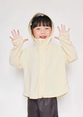 Áo Khoác Chống Nắng Tia UV Siêu Mát Bé Gái Vàng