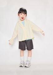 Áo Khoác Chống Nắng Tia UV Siêu Mát Bé Gái Vàng