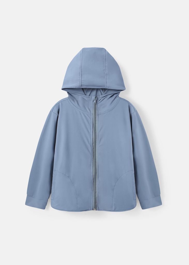 Áo Khoác Chống Nắng Tia UV Siêu Mát Ultra Cool Bé Trai Xám Xanh