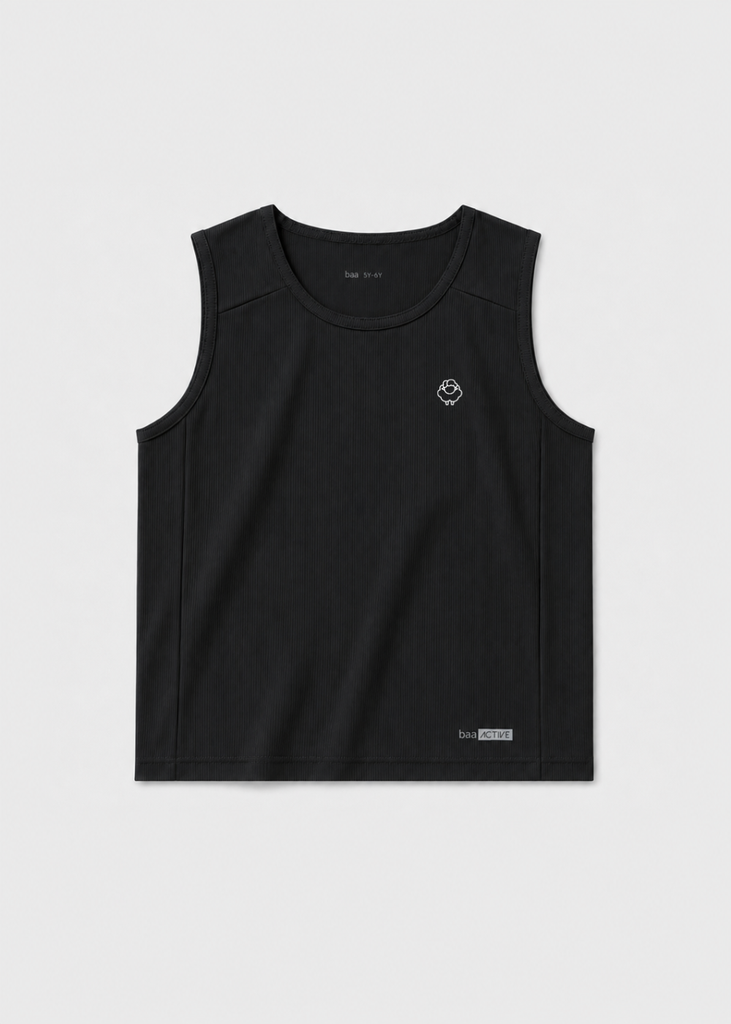 Áo Tank Top Thể Thao Bé Trai Siêu Mát Ultra Cool Đen