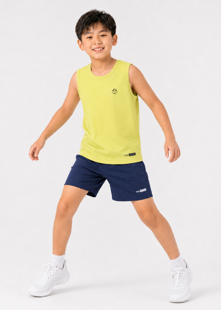 Áo Tank Top Thể Thao Bé Trai Siêu Mát Ultra Cool Vàng