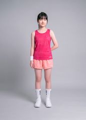 Áo Thể Thao Cộc Tay Bé Gái Siêu Nhẹ Ultra Light Hồng