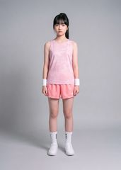 Áo Thể Thao Cộc Tay Bé Gái Siêu Nhẹ Ultra Light Hồng Nhạt
