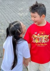 Áo Thun Form Rộng Cho Bé 210gsm Đỏ Tự Hào Việt Nam