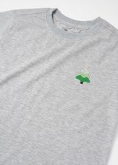 Áo Thun Form Rộng Bé Trai 210gsm Xám Thêu Cây Thông BC-AT30N-33