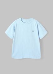 Áo Thun Form Rộng Bé Trai Wash Xanh Nhạt
